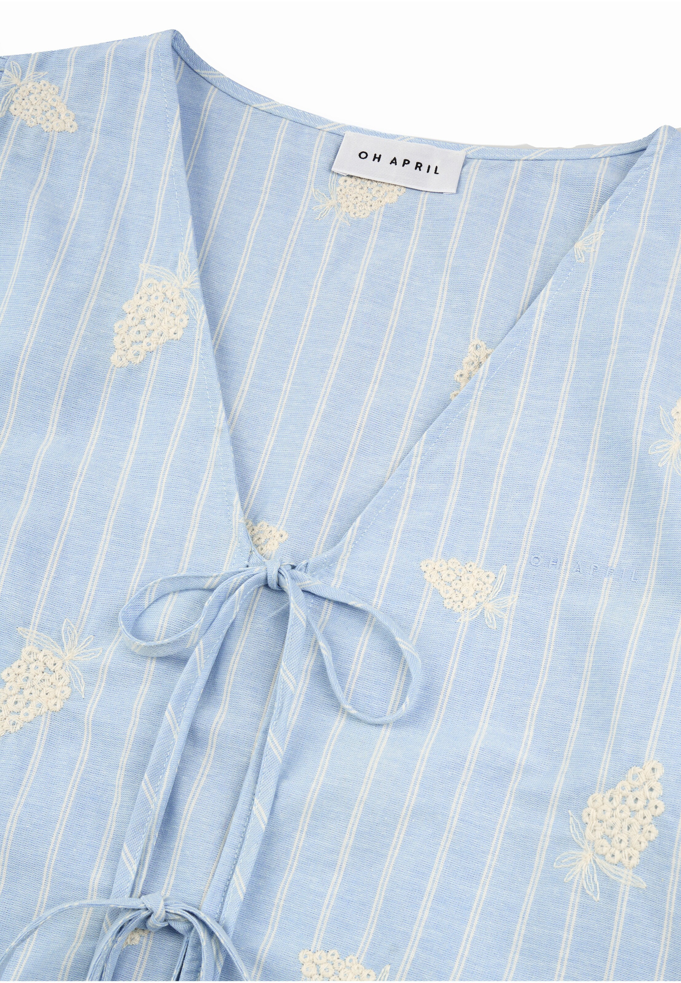 OH APRIL - Blusa 'Ninon' em azul