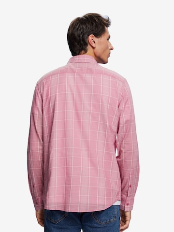 ESPRIT Regular fit Overhemd in Roze