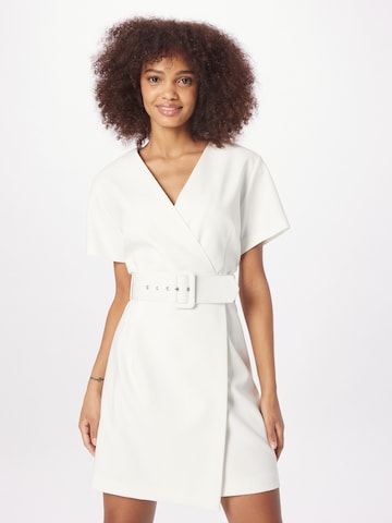 Robe de cocktail 'Kabusas' HUGO en beige : devant
