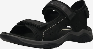 juoda bugatti Sandalai: priekis