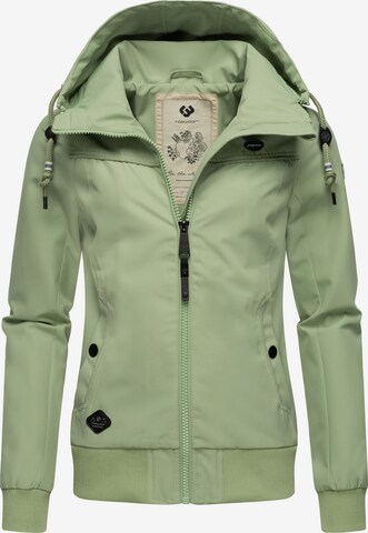 Ragwear Weatherproof jacket 'Jotty' in Green: front