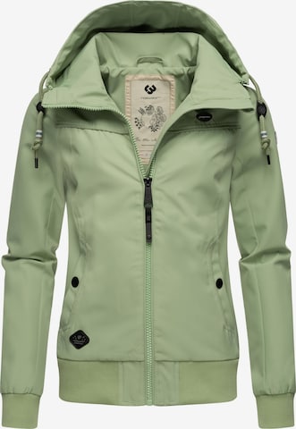 Veste fonctionnelle 'Jotty' Ragwear en vert : devant