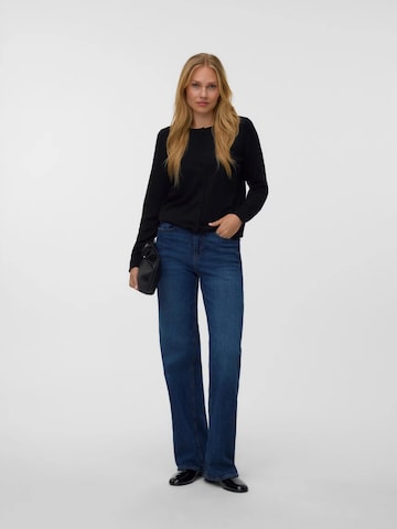 VERO MODA Gebreid vest '10346655' in Zwart