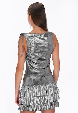 myMo at night Top 'Party' in Zilver