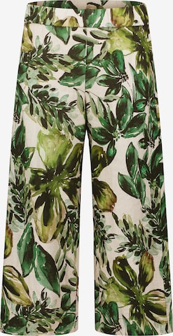 Cartoon Loosefit Culotte mit Gummizug in Weiß: predná strana