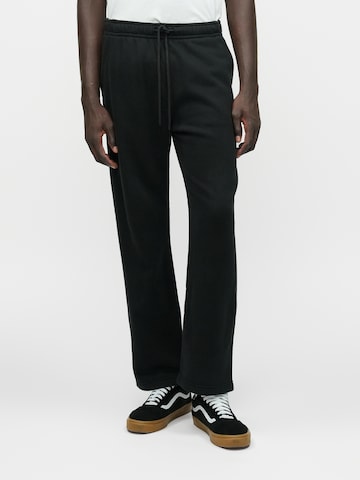 Regular Pantalon 'ESSENTIAL' Abercrombie & Fitch en noir : devant