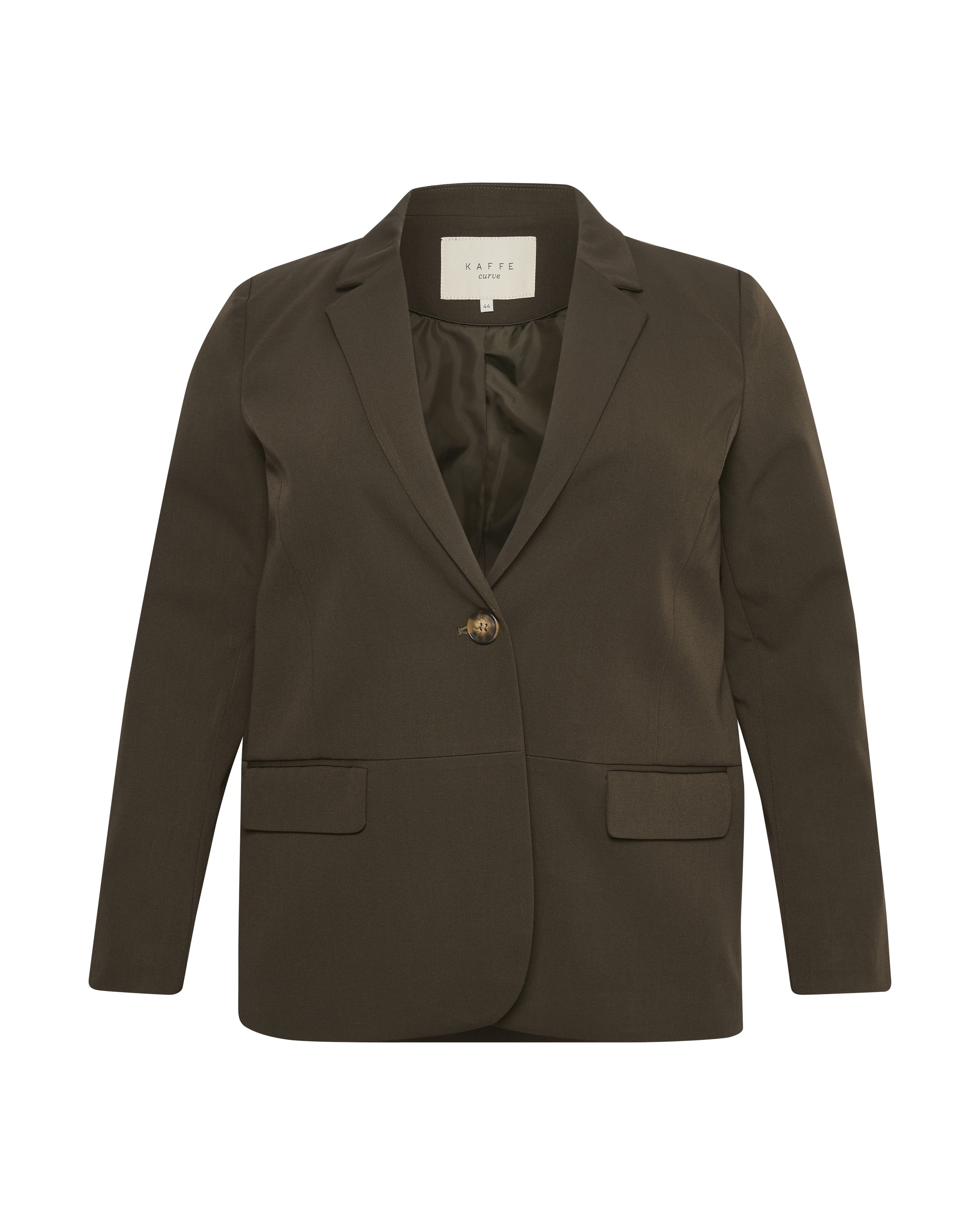 KAFFE CURVE Blazer 'Sakira' in Braun: Vorderseite