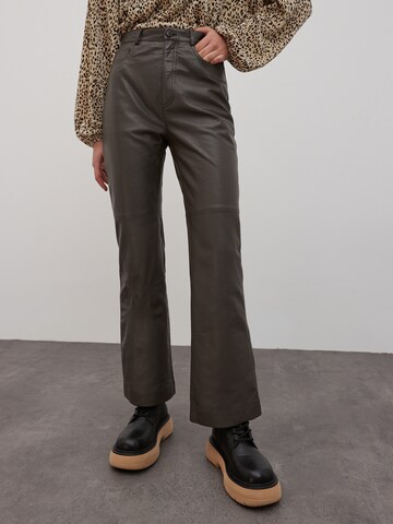 Regular Pantalon 'Brady' EDITED en marron : devant