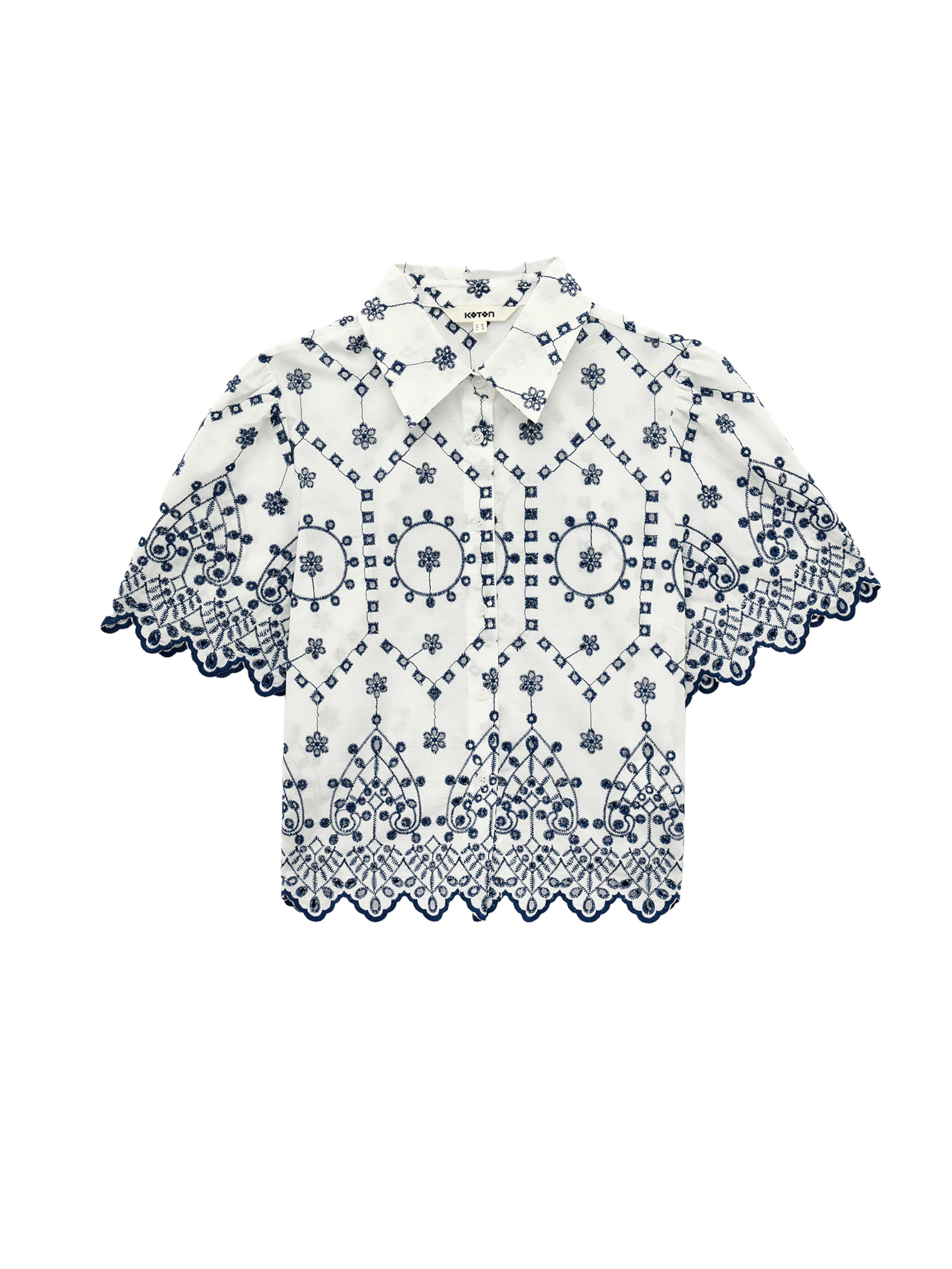 Koton Blouse in XXS in Blue / White, Item view