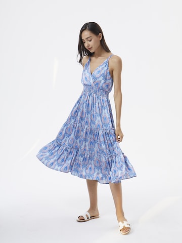 AIKI KEYLOOK Summer dress 'Sunroof' in Blue