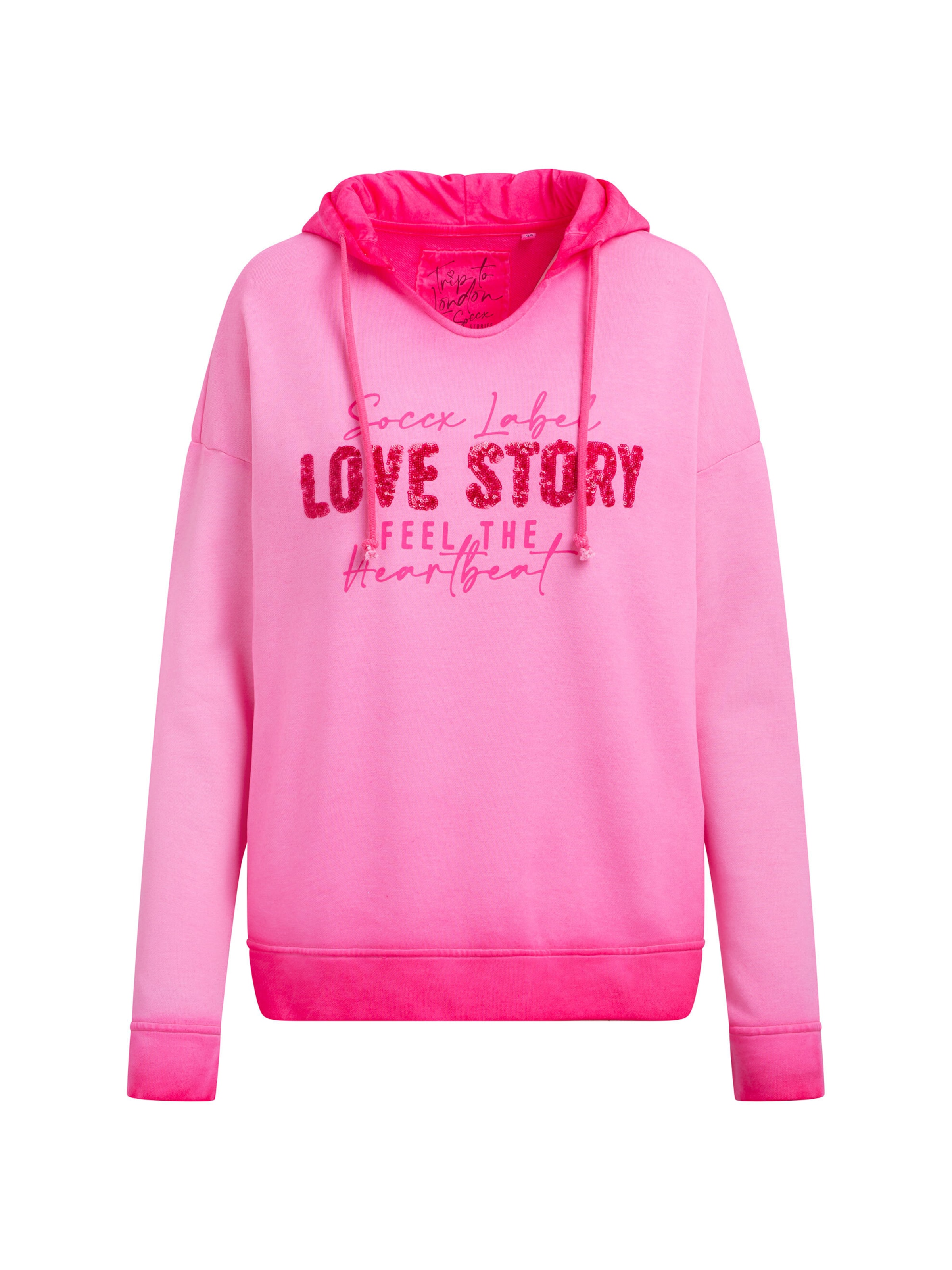 Soccx Sweatshirt in Pink: front