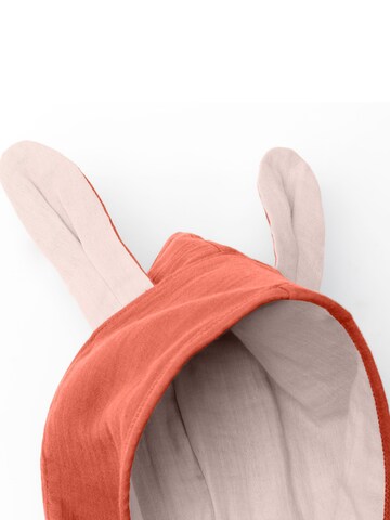 mababu Bathrobe 'Hasenohren' in Red