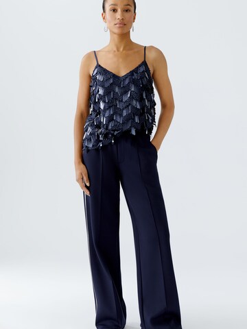 OUI Top in Blau