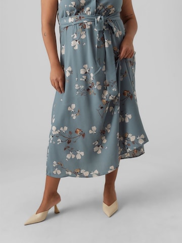 Vero Moda Curve Shirt dress in Blue