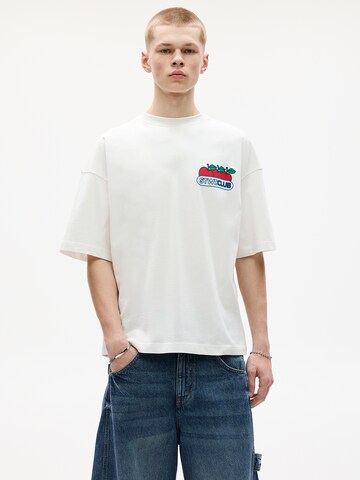 Pull&Bear Paita 'STWD' värissä valkoinen