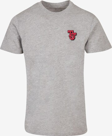 ABSOLUTE CULT Shirt 'Tom and Jerry - Collegiate' in Grey: front