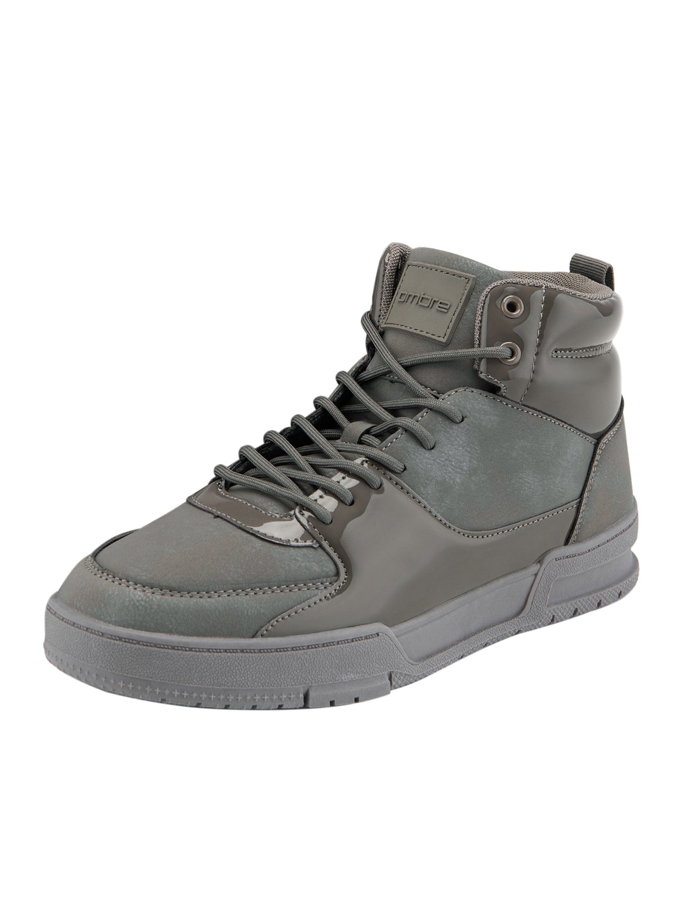 Ombre - Zapatillas deportivas altas en marrón: frente