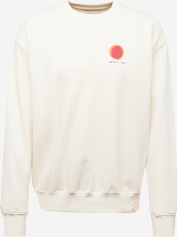 Revolution Sweatshirt in Wit: voorkant
