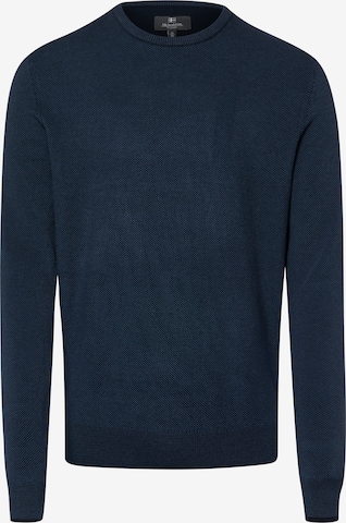 Pull-over Nils Sundström en bleu : devant