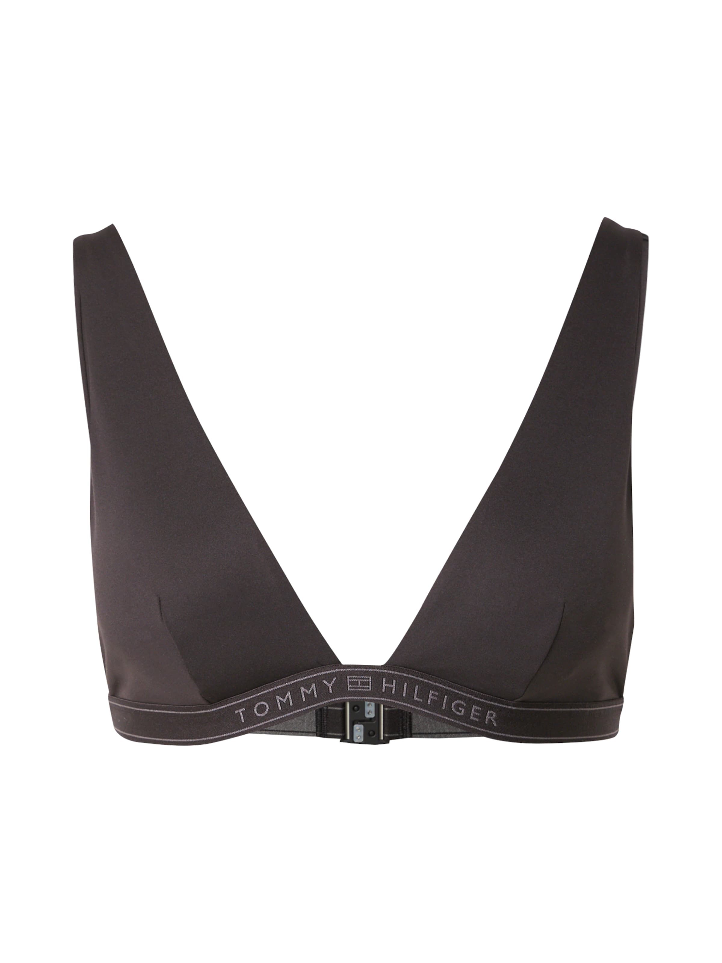 Tommy Hilfiger Underwear Trójkąt Góra bikini w kolorze czarny: przód