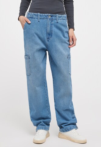 MUSTANG Loose fit Jeans ' Ava Loose Wide Cargo ' in Blue: front