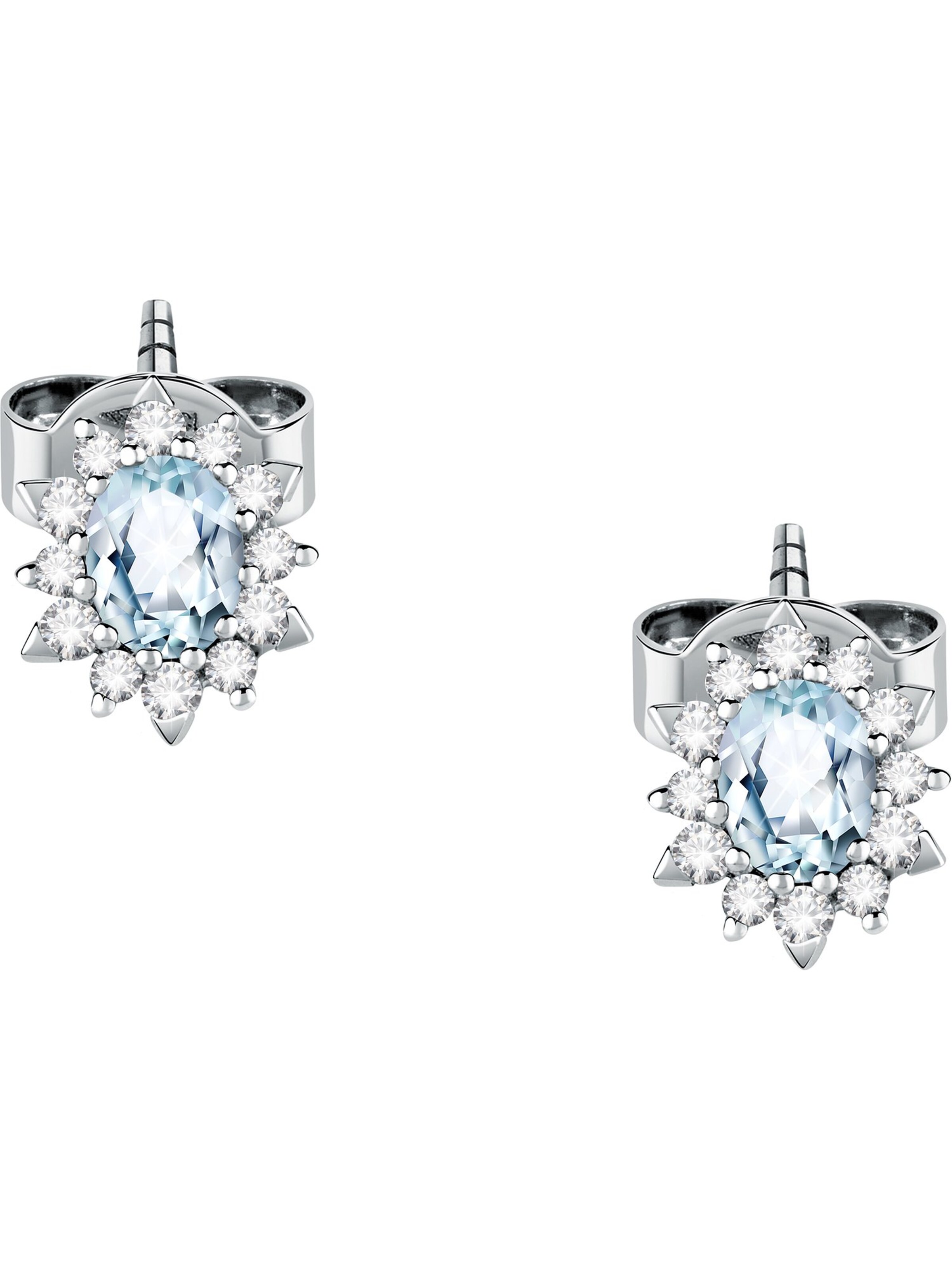 CHRIST Ohrringe in Weiß