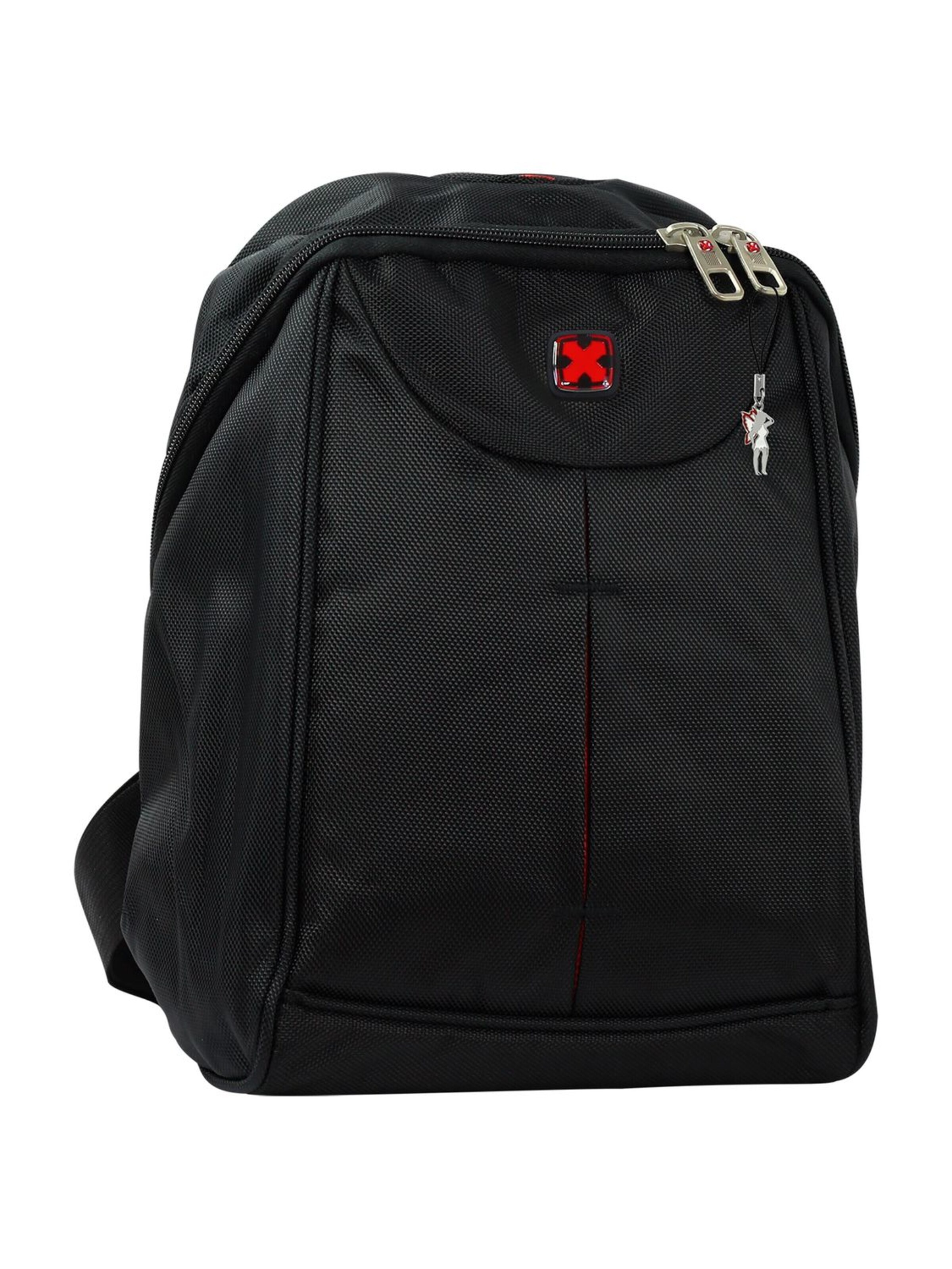 Travel N Meet Backpack in Black: front