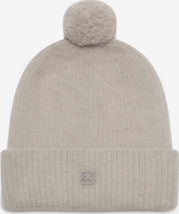 smėlio Calvin Klein Megzta kepurė: priekis