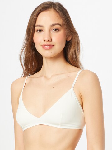 Samsøe Samsøe Triangle Bikini Top 'Malou' in Grey: front