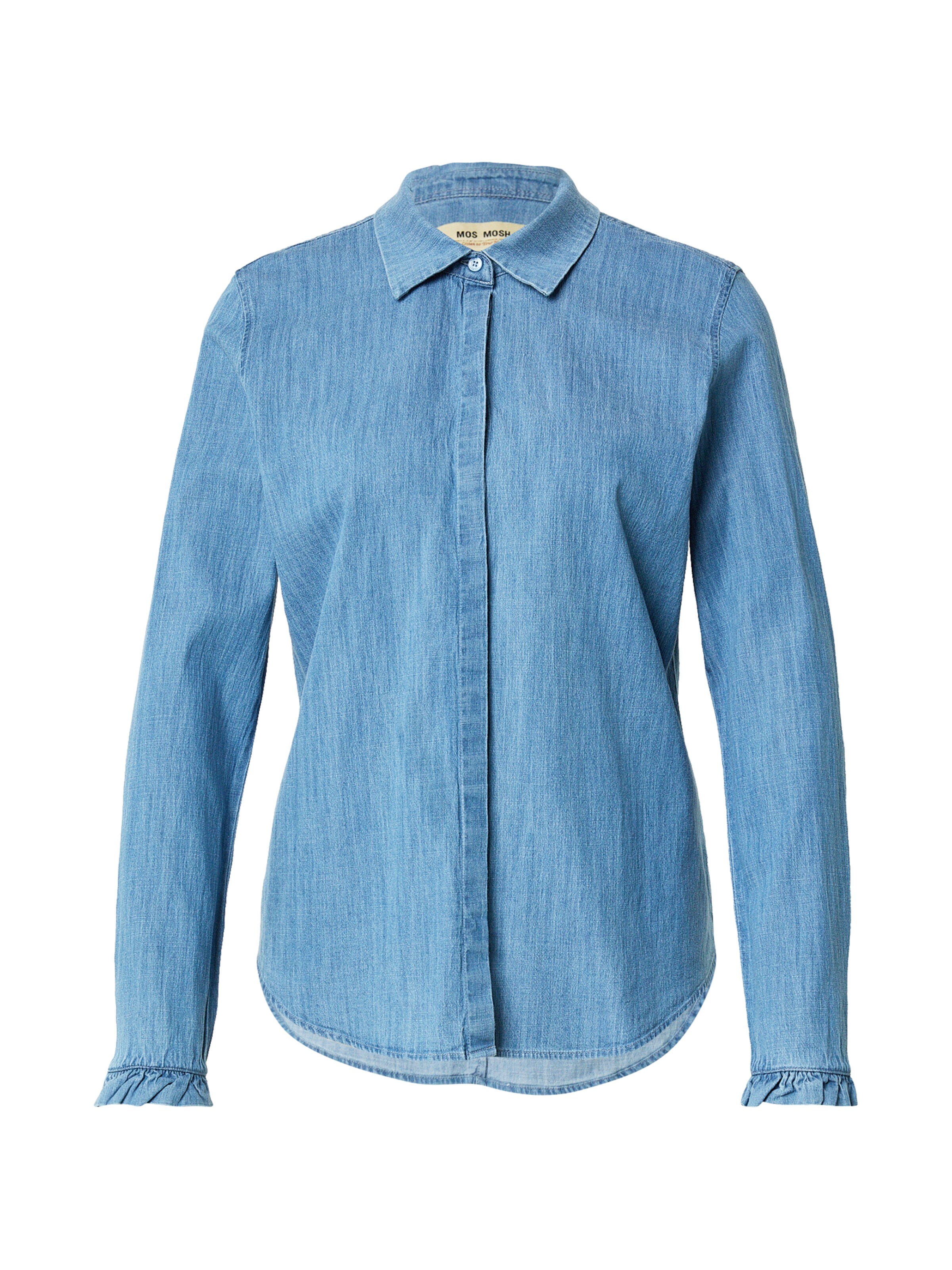 MOS MOSH Bluse 'MMMattie Flip' i blå: forside