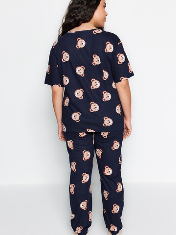 Trendyol Curve Πιτζάμα σε μπλε