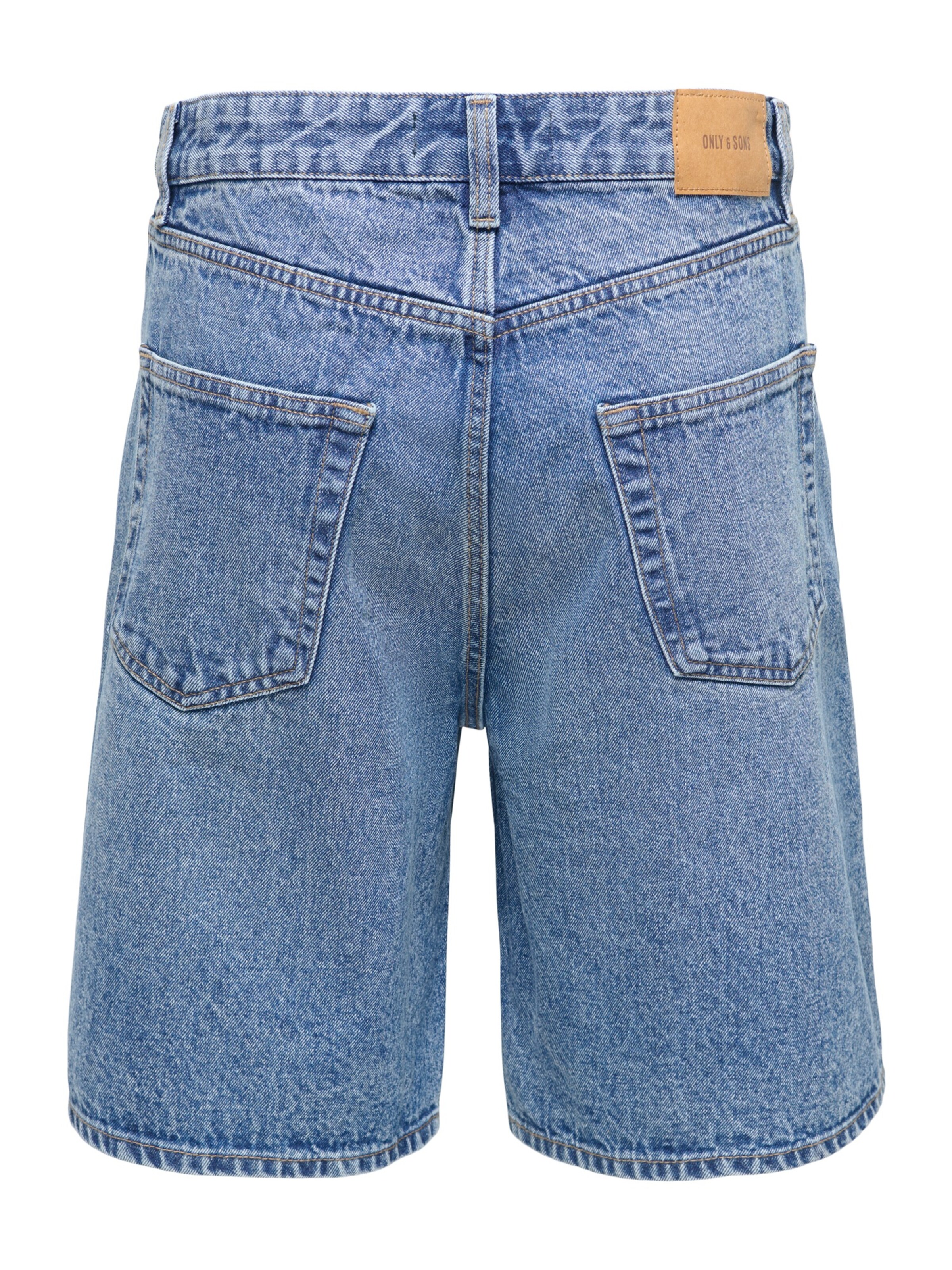 Only & Sons Baggy Jeans 'ONSFIVE' in Blue