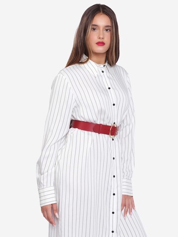 Haute Cuir Belt in Red