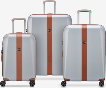 Delsey Paris Suitcase Set 'Promenade Hard 2.0 ' in Silver: front