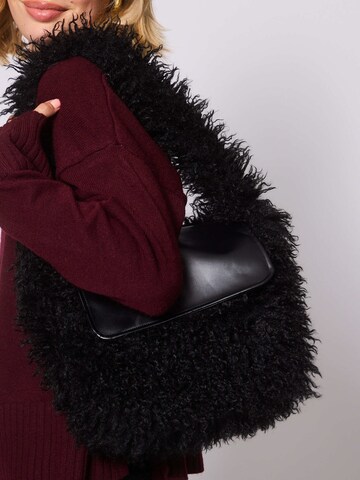 Sac à bandoulière South Beach en noir : devant