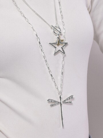 Luxenter Necklace 'Makdo' in Grey
