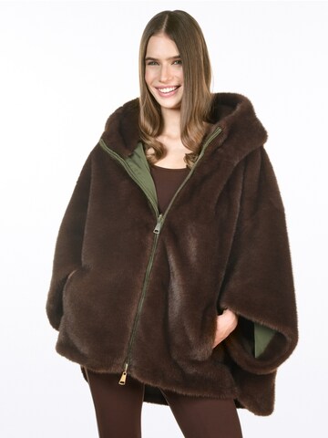 FauxAffairs Winter Jacket in Brown
