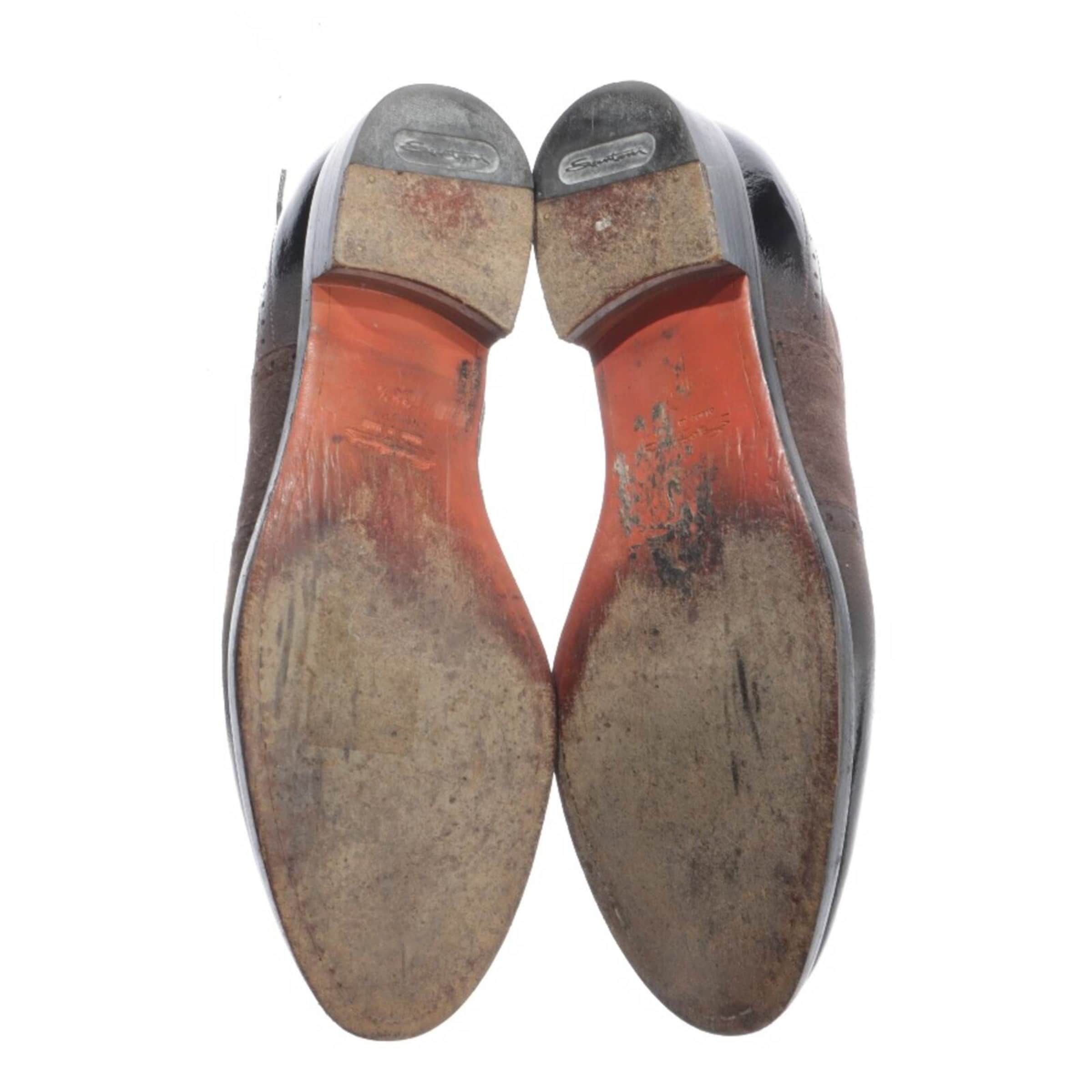 Santoni Flats & Loafers in 38,5 in Brown