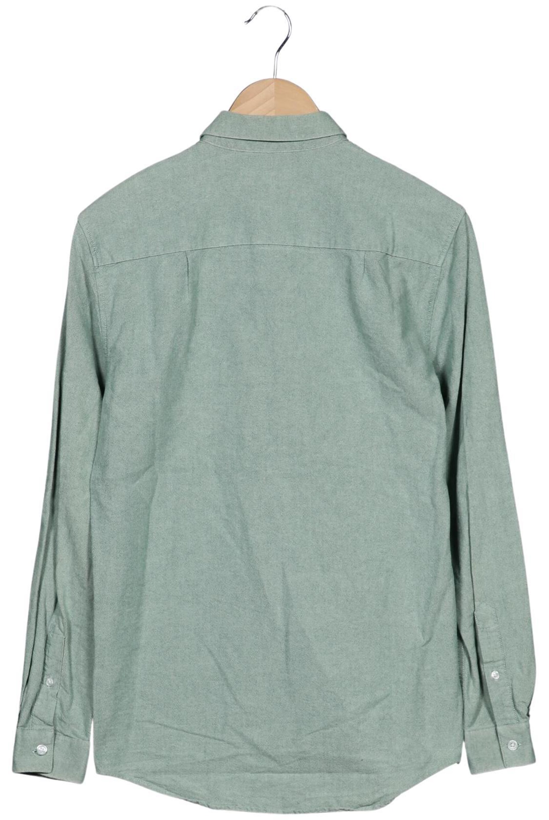 WEEKDAY Button Up Shirt in S in Green