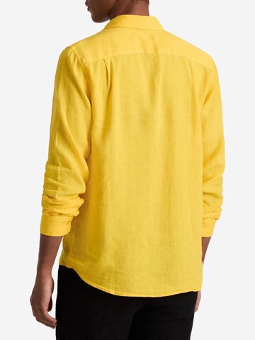 Vilebrequin Regular Fit Hemd‌‌‌‌‌ in Gelb