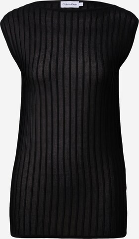 Pullover di Calvin Klein in nero: frontale