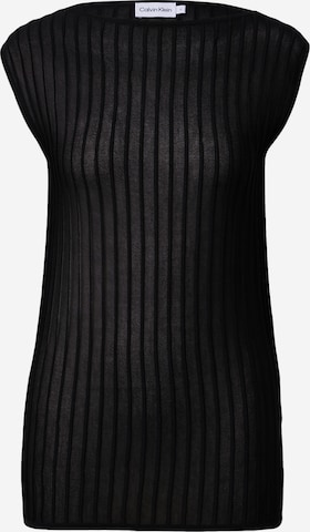 Calvin Klein - Jersey en negro: frente