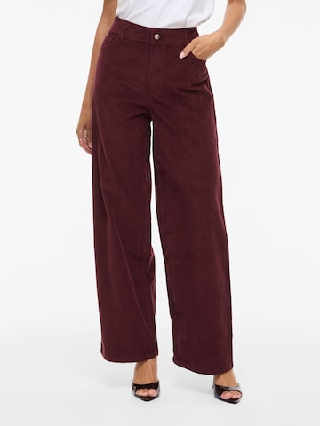 VILA Loosefit Bukser 'VIGuna' i lilla: forside