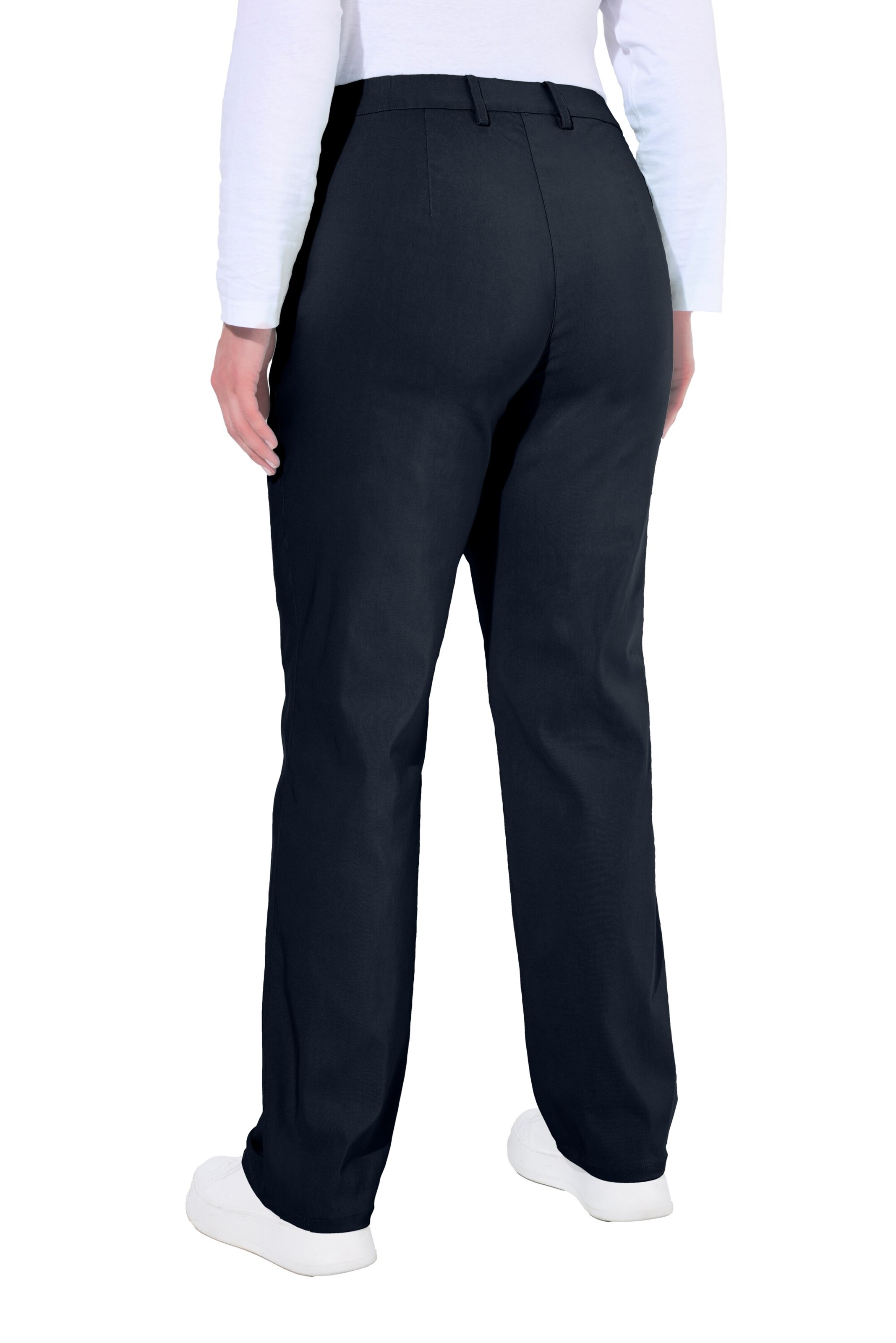 Ulla Popken Regular Broek in Blauw