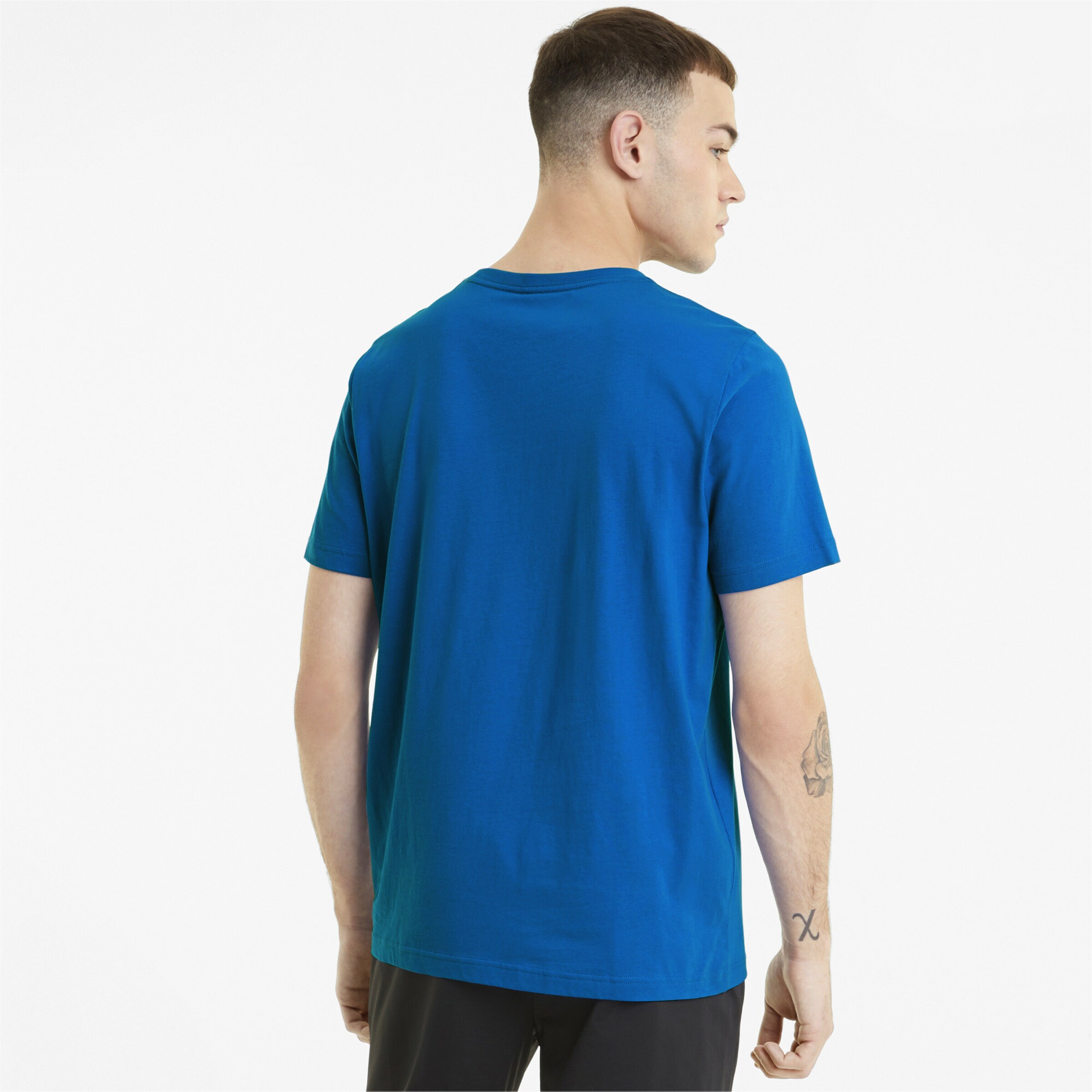 Männer Große Größen PUMA T-Shirt in Royalblau - KO93865 Männer Große Größen PUMA T-Shirt in Royalblau - KO93865