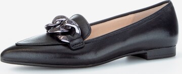 GABOR Classic Flats in Black: front