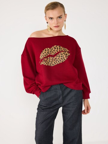 No Matter What Sweatshirt in Rot