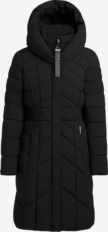 Cappotto invernale 'Laio' di khujo in nero: frontale