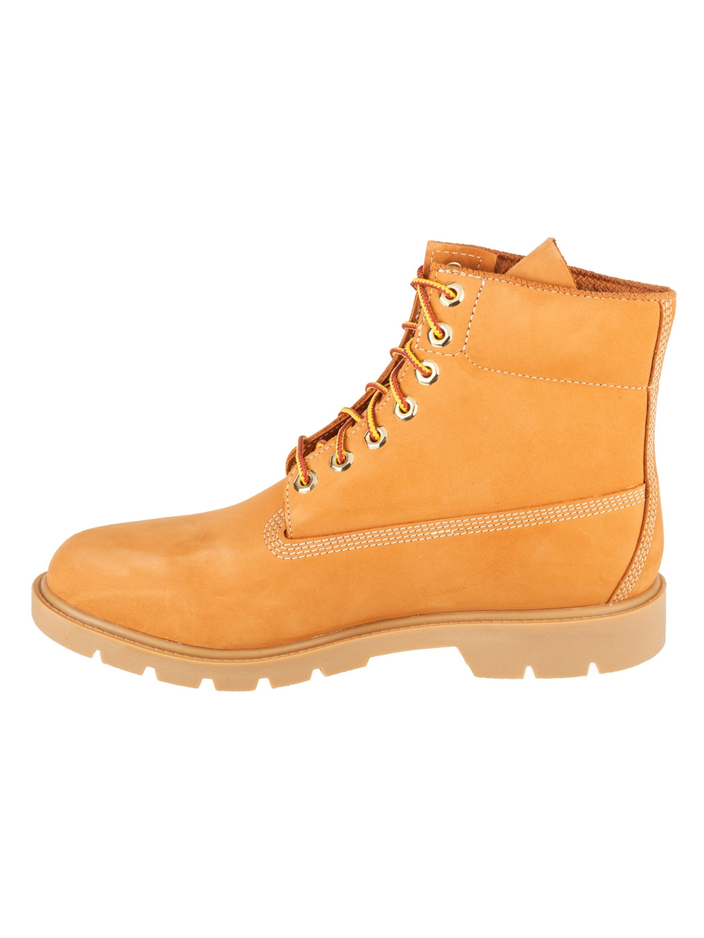 TIMBERLAND Lace-up boots 'Timberland Classic 6 In WP Boot' in Yellow