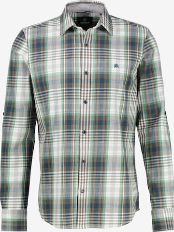 LERROS Regular Fit Hemd in Grün: Vorderseite